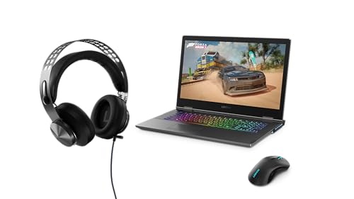 Lenovo Legion H500 PRO 7.1 Surround Sound Gaming Headset, Noise-Cancelling Mic, Memory Foam & PU Leather Earcups, Stainless Steel Headband, PC, PS4, X