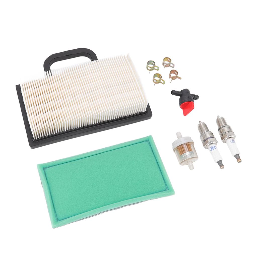 Lawn Mower Air Filter Set Air Filter Sparking Plug Valve Replacement Lawn Tractor Parts for BS