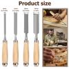 4/12Pcs Wood Chisels Set Sharp Chrome-Vanadium Steel Wood Carving Chisels Ergonomic Wood Carving Tools for Carpentry Woodworking