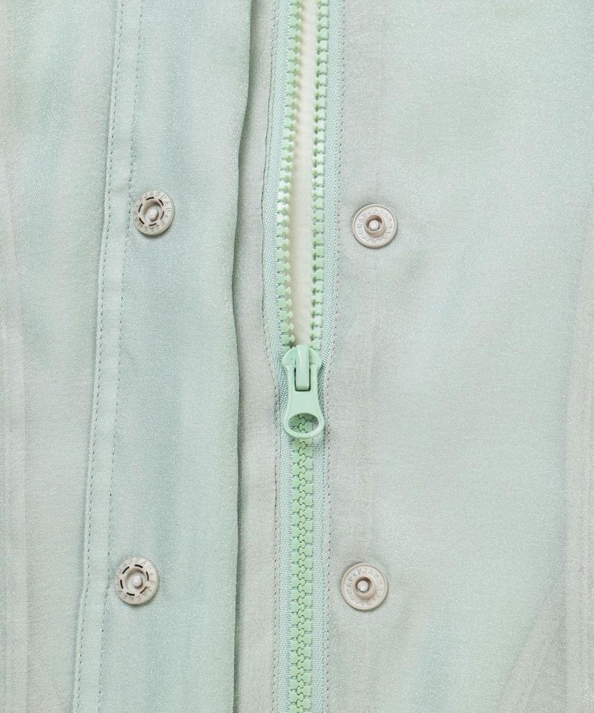 Michiko London Koshino Airy Sheer Windbreaker Mint