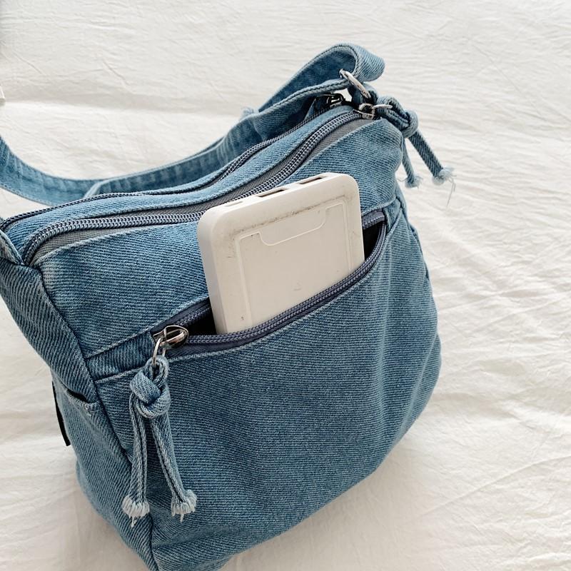 Vintage Shoulder Bag Denim Crossbody Bag