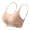 Traceless Liquid Foundation Underwear Women's Summer Thin Versatile and Opaque Thin Shoulder Straps, Large Breasts, Small Secondary Breasts