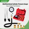 Compression Tester Kit Engine Cylinder Compression Tester 0-300 PSI Gauge M10 M12 M14 M18 Adapters Tool Set Motorcycle ATV Truck