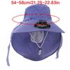 USB Rechargeable Cooling Fan Hat with Solar Charging And 3 Speed Adjustment Design for Women Men Hiking Camping