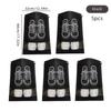 5pcs Shoes Storage Bag Nonwoven Travel Portable Shoes Bag Drawstring Dust Large Capacity Garment Classification Hanging Bags