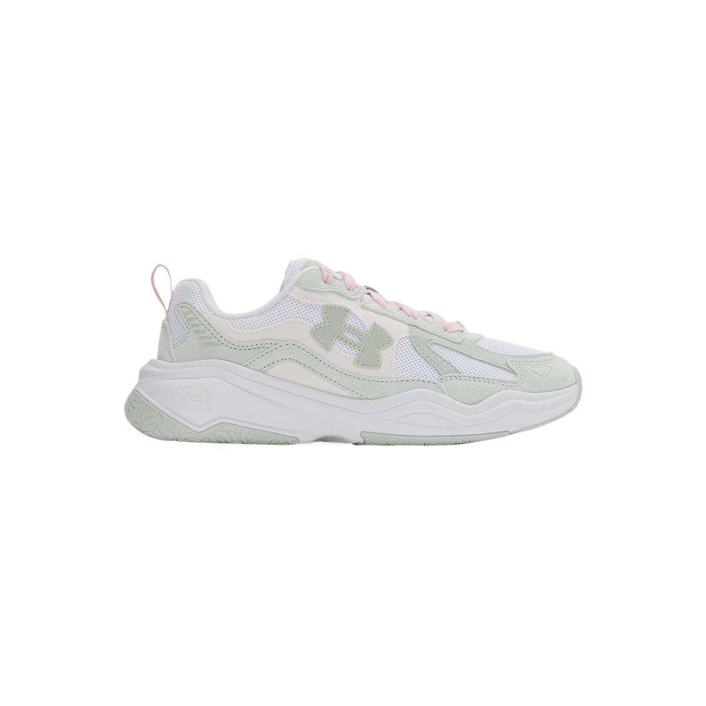 Under Armour Mesh Fabric Aspire Comfortable Simple Versatile Breathable Low-Top Casual Shoes Unisex Sneaker White 6003966-101