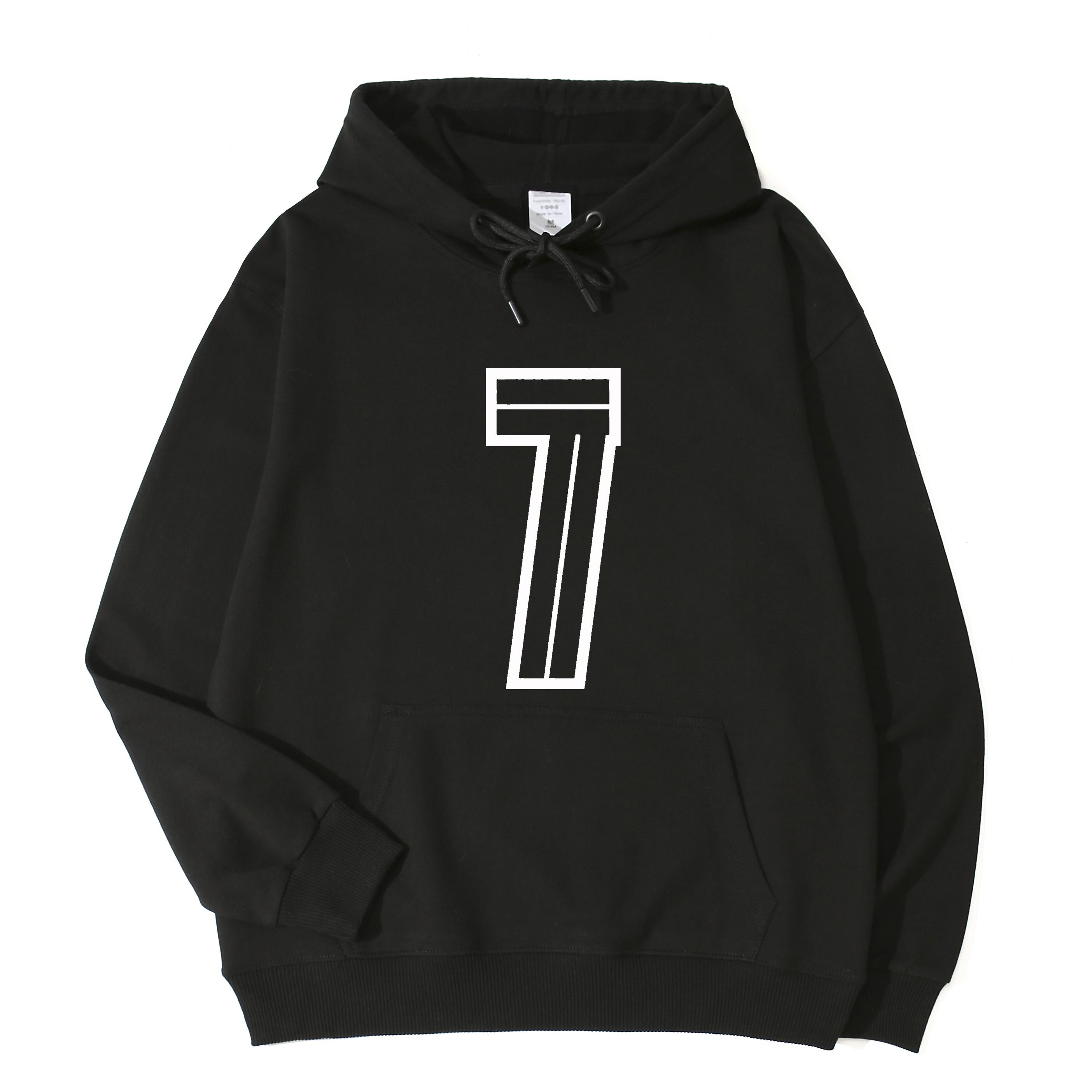 

7 number Basketballfootball ball number customization Hoodie Custom Unisex Women Brand quality Hoodie