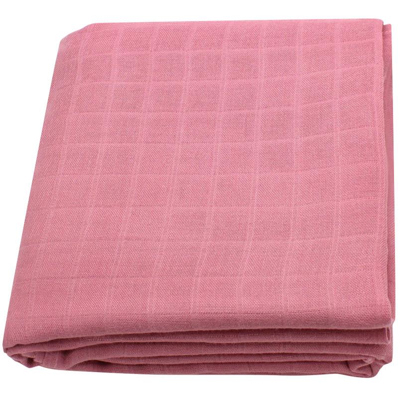 Double Layer Bamboo Cotton Muslin Swaddle Blanket for Newborns