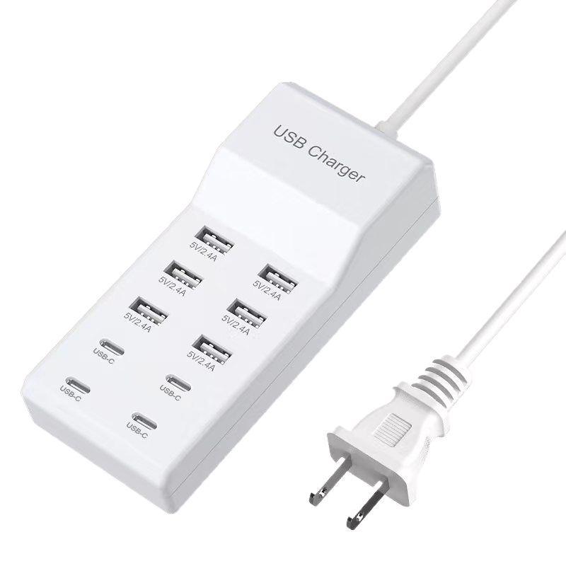 50W 10-Port USB-C Multi-Port Charging Station