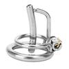 JIUAI Stainless Steel Urethral Sounding Two Penis Rings for Men Cock Plug Delay Lock Chastity Cage Medical Sex Toy Male Masturbator