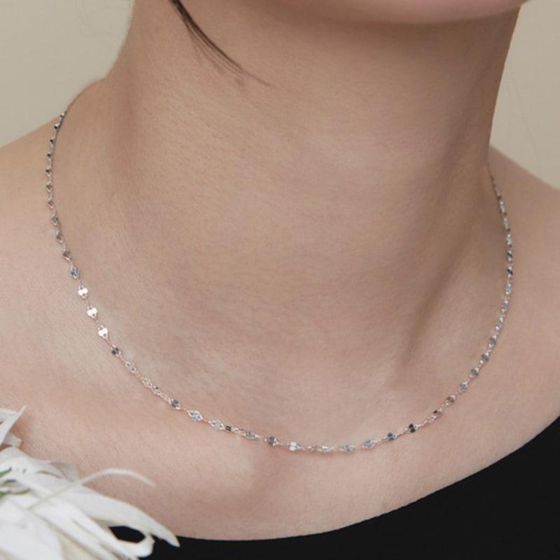 

dmoment (925Silver) Moonlight Flicker Necklace Silver