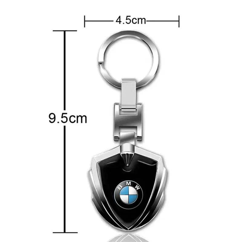 1ks Znak auta Stying Kovové klíčenky Tvar štítu Klíčenka Pro BMW M E46 E90 E60 F10 F30 F20 E39 E36 X5 E70 F25 F15 E53 E92