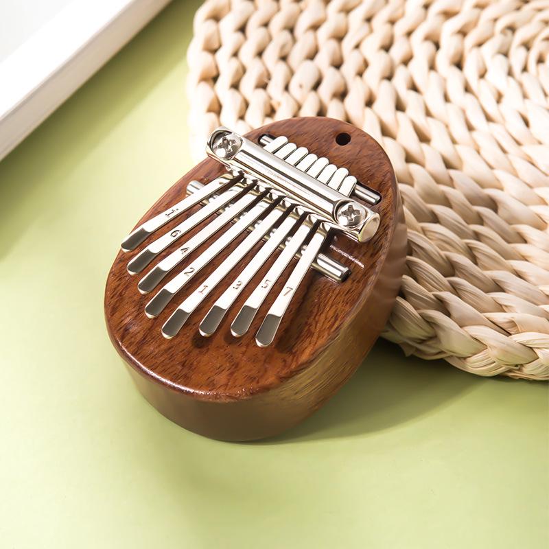 Portable 8-Note Mini Kalimba Thumb Piano for Beginners