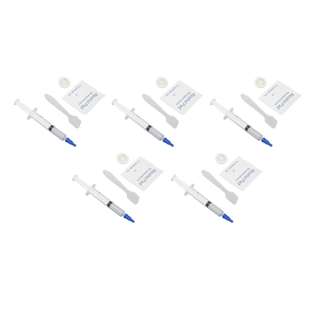 5Pcs Thermal Paste 3.2W m.k Metal Free Safe Strong Adhesion Thermal Conductive Grease for Chipset GPU CPU Printer