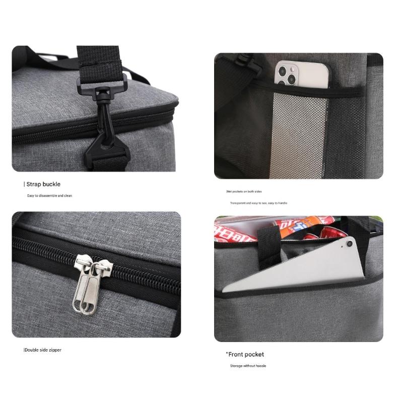 Coolers Bag with Liners Insulated Picnics Lunch Bag Tableware Handbag Soft-Sided Cooling Bag for Camping Outdoor Use