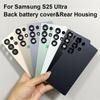 New Housing For Samsung Galaxy S25 Ultra Back Battery Cover Rear Door Replacement Parts For S25Ultra Back Glass with Camera Lens