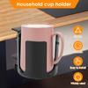 Desk Cup Holder Universal Adjustable Table Drink Holder 5/7/10cm Clip-On Desk Bottle Stand Anti-Spill Table Mug Clamp for Office