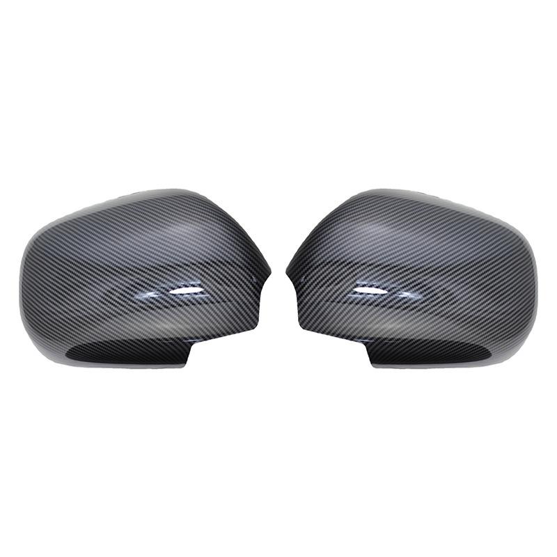 Car Rearview Accessories Carbon fiber Door Mirror Cover For Toyota Land Cruiser Prado J120 2003 2004 2005 2006 2007 2008 2009
