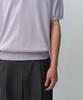 MUSINSA STANDARD Washable Supima Cotton Knitted Polo Shirt [Purple Grey]