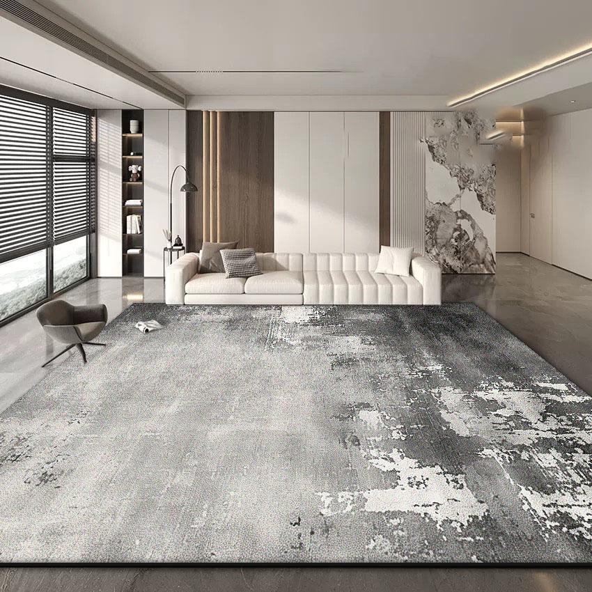 Nordic Abstract Large Living Room Carpets Minimalism Decoration Home Non-slip Soft Rug for Bedroom Lounge Foldable Floor Mats