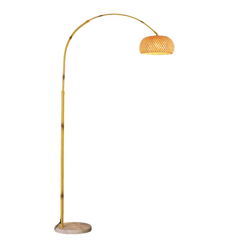 Wabi-Sabi Retro Zen Floor Lamp for Living Room, Study, or Bedroom