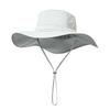 Summer big brim sun hat men's quick-drying breathable anti-ultraviolet bucket hat women's foldable sunscreen hat