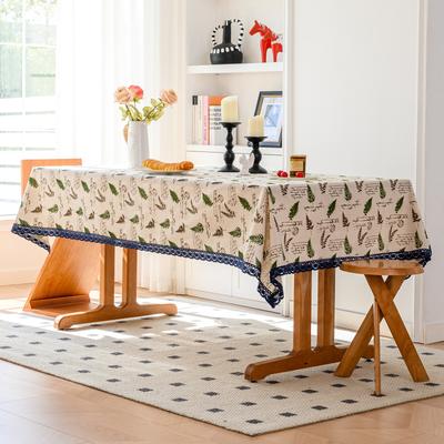 Hollow Cross Tassel Solid Color Dining Table Fabric Table Mat Solid Color Striped Cloth Cover Table Decoration Table