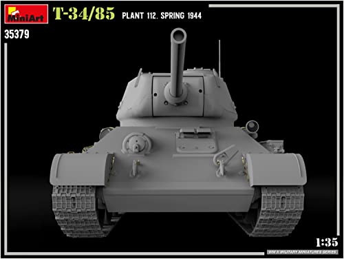 Miniart 1/35 Scale T-34-85 Factory No. 112, Spring 1944 Plastic Model Kit MA35379