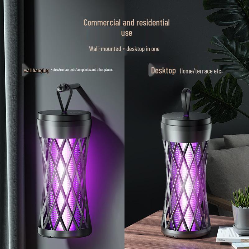 2025 USB Electric Shock Mosquito Killer & Repellent Lamp for Indoor/Outdoor Use