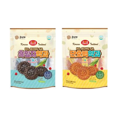 Hoejong-ga Black Sesame Yakgwa & Pumpkin Yakgwa (455 G) (5 Options)