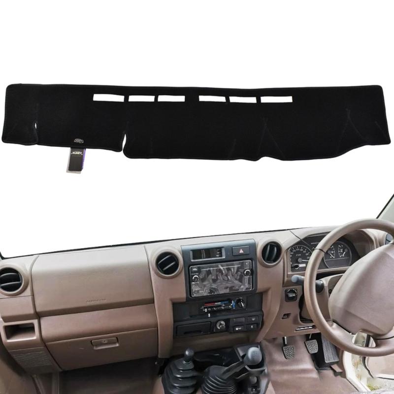Black Dashboard Mat Specifically Designed For 70 76 78 79 Series 2009-2020 Car Interior Dashboard Cover Carpet