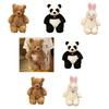 Adorable Rabbit And Panda Plush Toys For Kids' Birthday Gifts