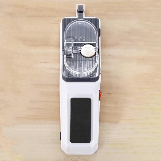 Electric Knife Sharpener Non-slip Base Easy To Clean USB Powered Multifunctional Ergonomic Design Knife Sharpener