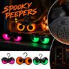 Ganci Occhi Luminosi di Halloween con Timer, Luci Occhi che Spiano Lampeggianti, a Batteria (Batterie non incluse)