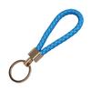 Schlüsselanhänger Lanyard Geflochtenes Seil Kunstleder Angenehmer Griff Schlüsselanhänger Aufhängeseil mit Zinklegierung Schnalle Schlüsselring