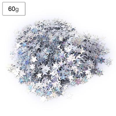 4000pcs 10mm PVC Star Table Confetti Sprinkles for Christmas Wedding Birthday Party