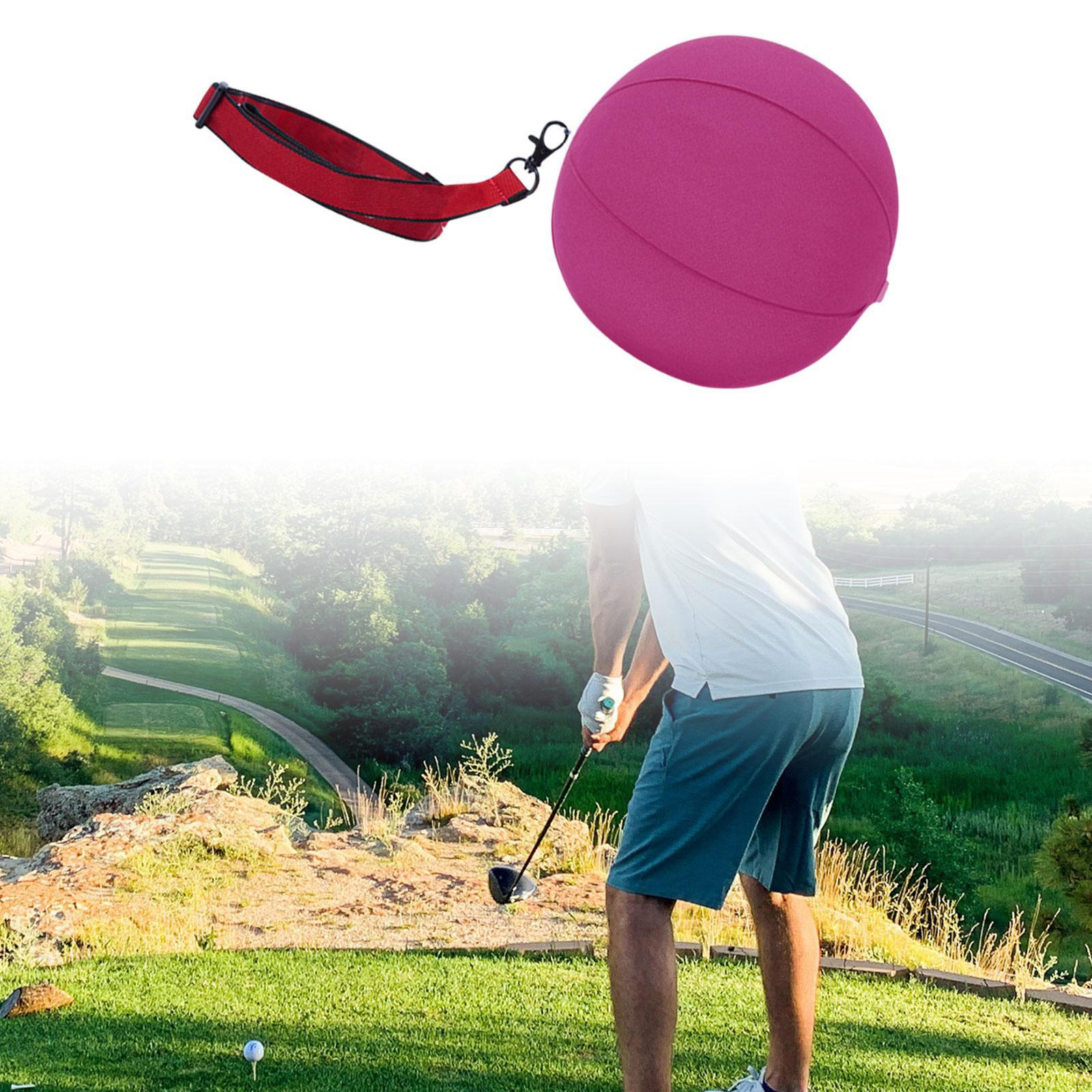 

Тренажер для гольф-свинга с мячом, для использования в помещении, с воздушным насосом и шнурком, подарки, тренировочное пособие для взрослых розы красного