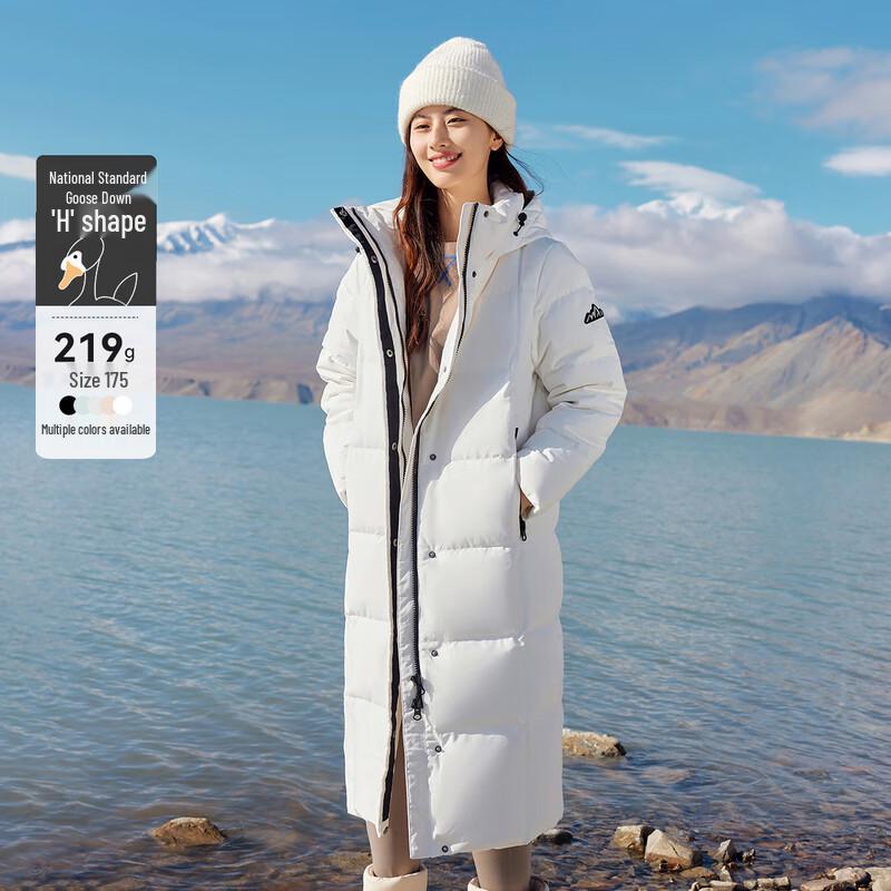 

Женский длинный пуховик Xuezongfei с капюшоном M (165/88A)