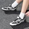 TUINANLE New Arrival Couple Sneakers Wide Fit Outdoor Minimalist Black Casual Shoes for All Day Wear