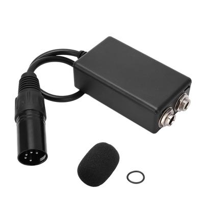 Adaptateur de casque d'aviation GA double prise vers Airbus XLR 5 broches mâle câble d'extension de casque