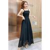 Women's 2025 Summer Chiffon Spaghetti Strap Dress - Stylish Goddess Mesh Two-Piece Skirt Set