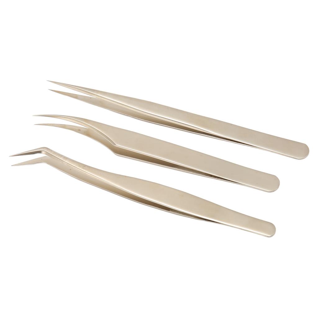 Lash Extensions Tweezers High Precise Stainless Steel Fine Tip Extension Applicator High Hardness