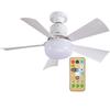 52CM/42CM Modern Ceiling Fan with LED Light Remote Control Silent Ceiling Fan for Kitchen Bedroom Basement Dining Living Room