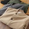 2026 New Style Double-Sided Fleece-Lined Baseball Jacket - Unisex Thickened Warm Outerwear for Autumn/Winter