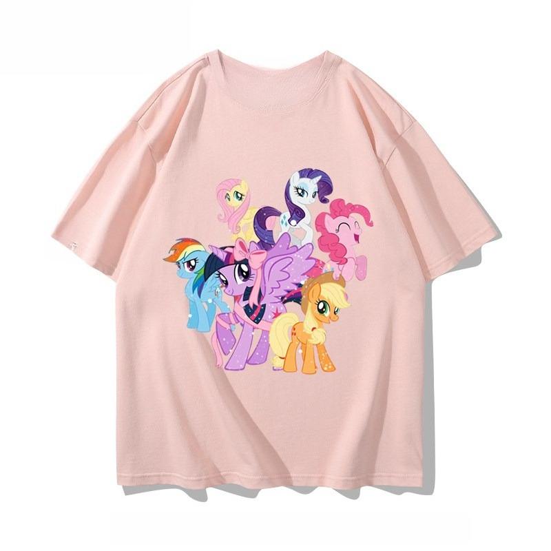 2026 summer new Little Pony animated series Briq Yunbao related products shortsleeved Tshirt for both Unisex and Women