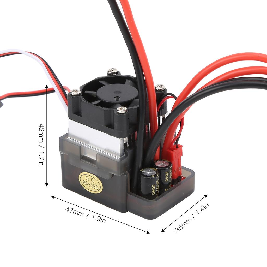 7.216V 320A High Voltage TwoWay Brush ESC for RC Vehicle Ship Model RC Accessory