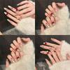 10Pcs Waking Lion Girl Press On Nails New Year's Artificial Nails Finger Manicure  for Women & Girls