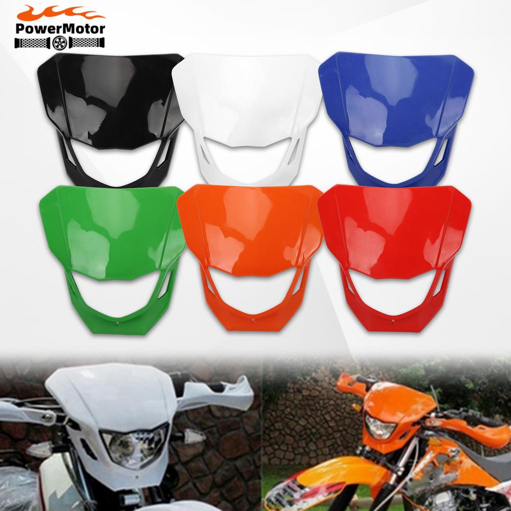 Motorbike Headlight Cover Motorcycle Headlamp Shade Head Light For Yamaha WR250F WR450F YZ250F YZ450F Dirt Pit Bike Accessories