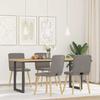 VidaXL Dining Chairs Set of 4 Taupe Fabric, Chair, Living Room Chair, Accent Chair, Kitchen Chair, Room Seat 3315303