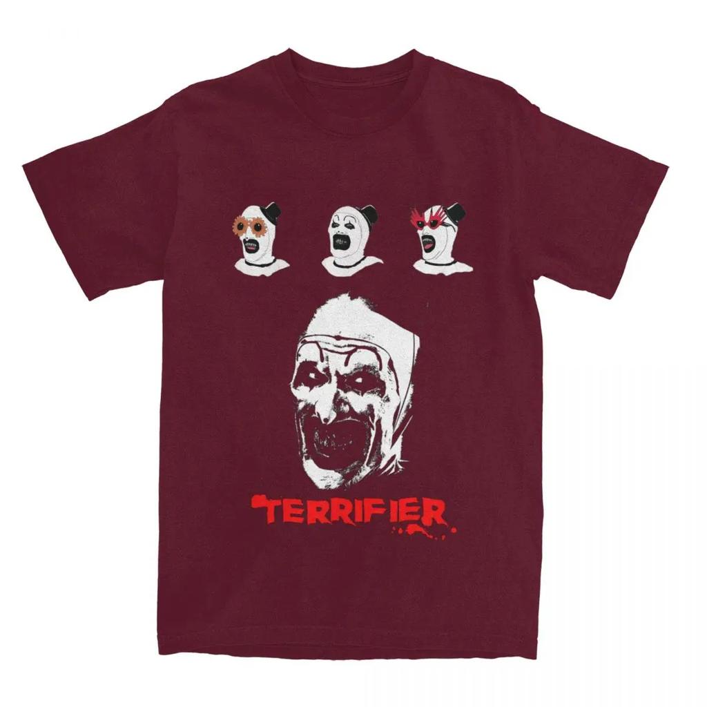 Neuartige Terrifier 2 Clown-T-Shirts für Männer und Frauen, Baumwolle, Art The Clown, T-Shirt, Sommerkleidung